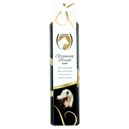Excellent Horse Grooming Brush M Schwarz *