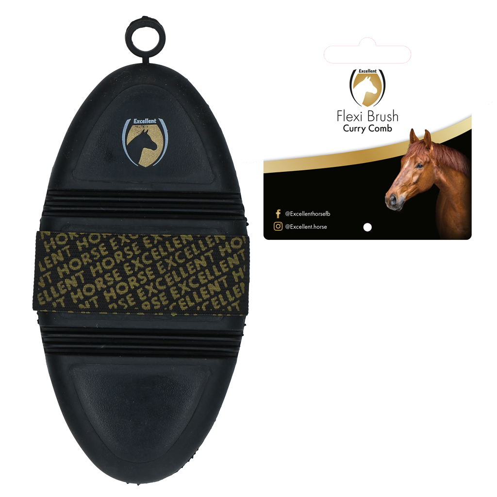 Excellent Horse Flexi Brush Curry Comb *