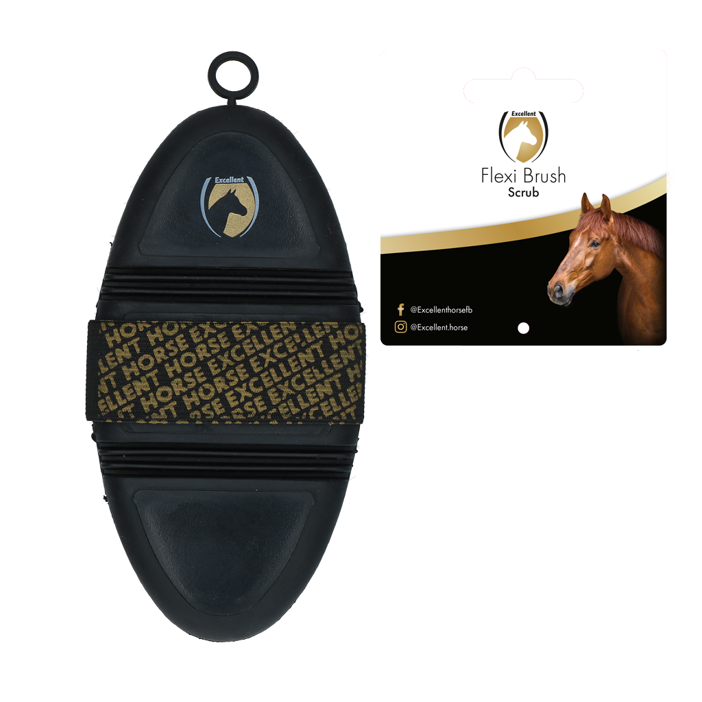 Excellent Horse Flexi Brush Scrub *