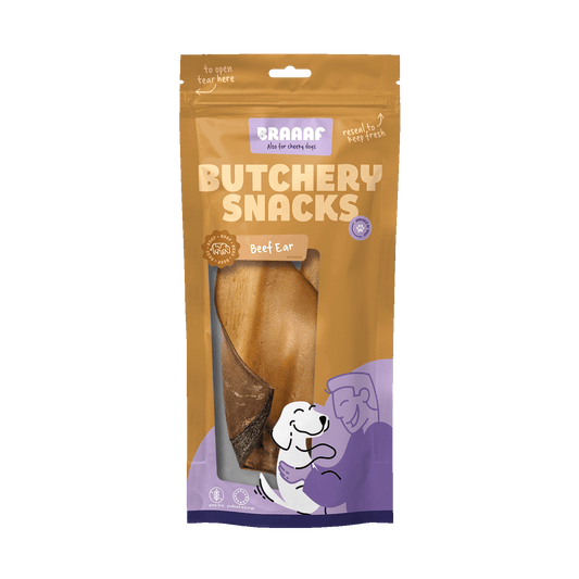 Braaaf Butchery Snacks Rinderohr 2 Stück