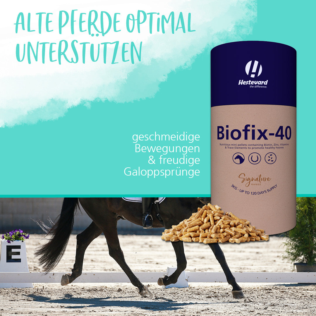 Hestevard Biofix-40 - Mineralisierte Mini-Pellets für Hufe & Haare