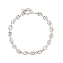 Sterling Silber T-Bar Armband mit D-Ring Bit