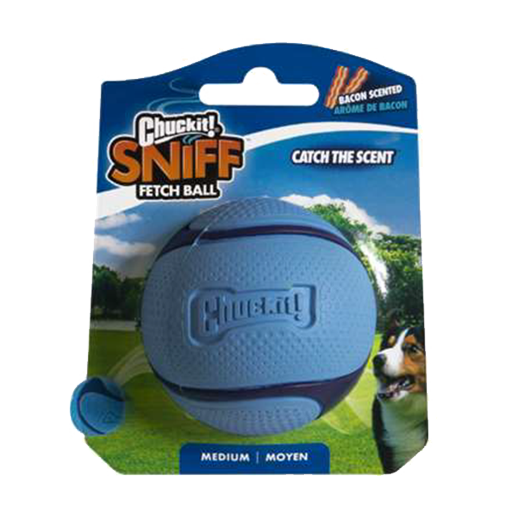 Chuckit! Sniff Fetch Ball Bacon M *