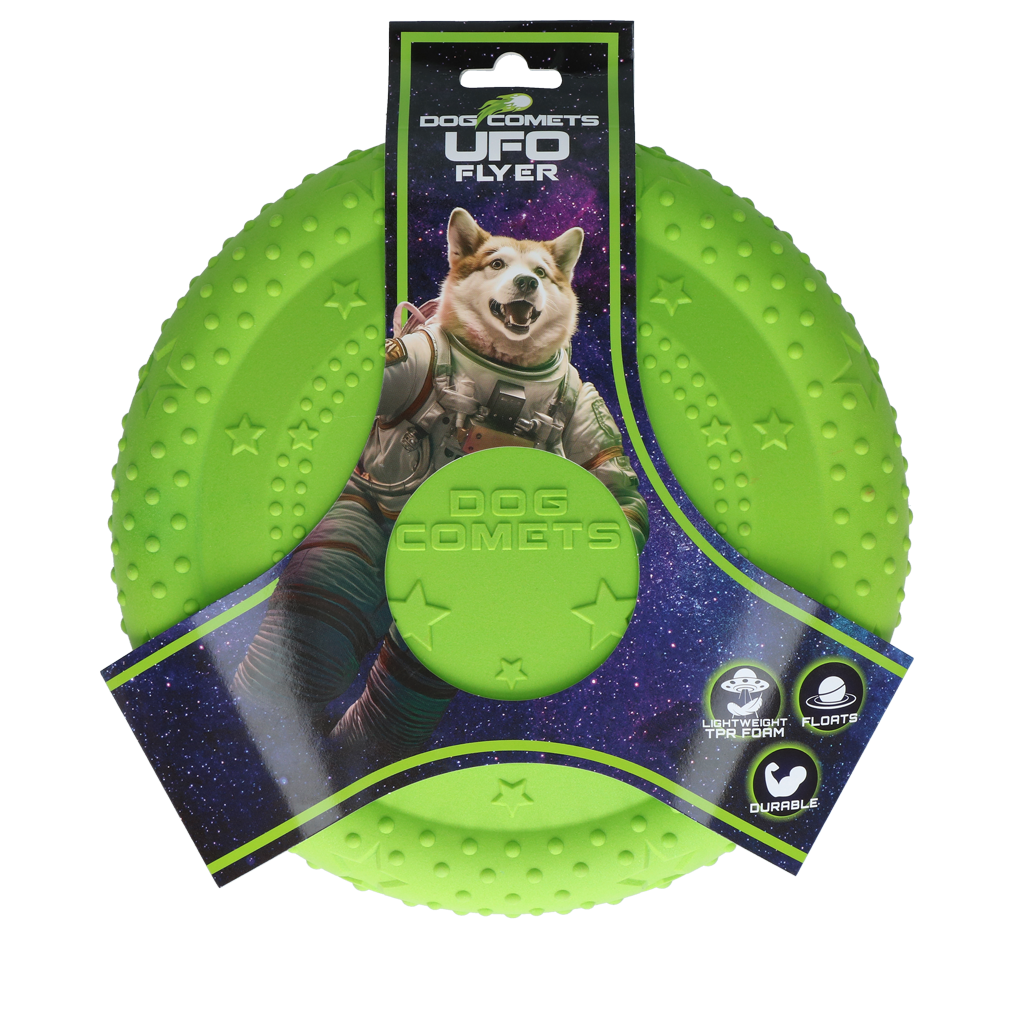 Dog Comets UFO Flyer Grün *