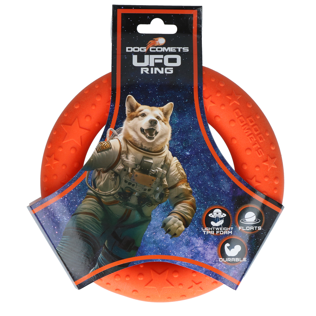 Dog Comets UFO Ring Orange *