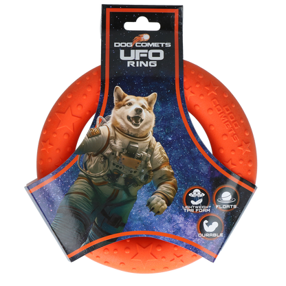 Dog Comets UFO Ring Orange *