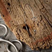 Sterling Silber Full Cheek Bit Armband