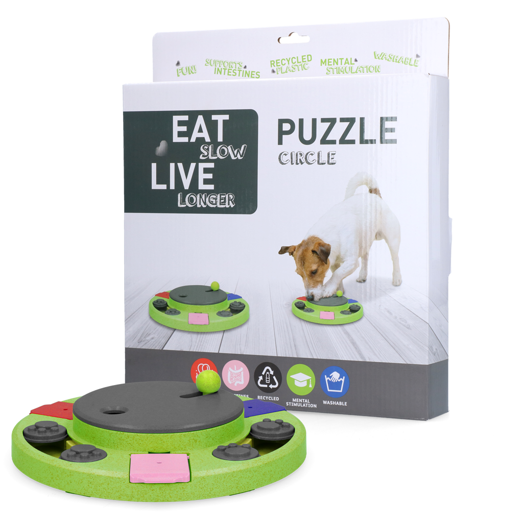 Eat Slow Live Longer Puzzle Circle *