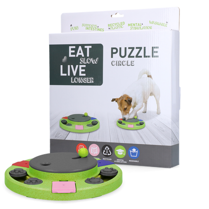 Eat Slow Live Longer Puzzle Circle *