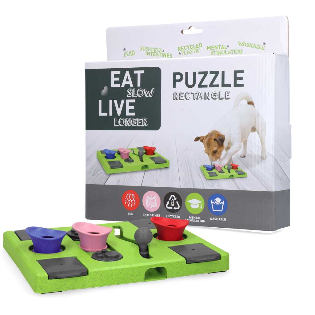 Eat Slow Live Longer Puzzle Rectangle *