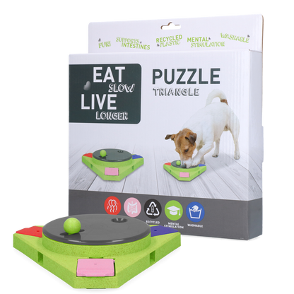 Eat Slow Live Longer Puzzle Triangle *