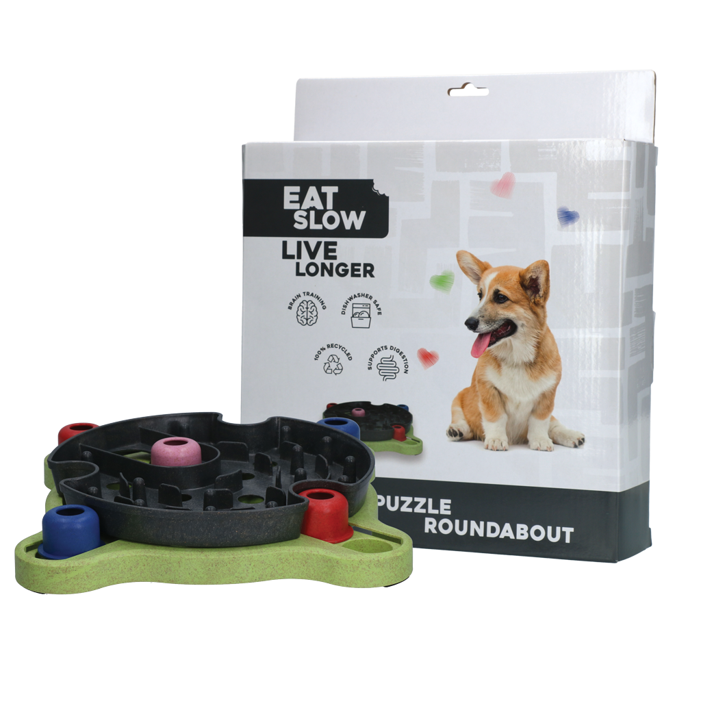 Eat Slow Live Longer Puzzle Roundabout *