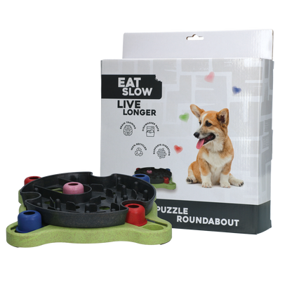 Eat Slow Live Longer Puzzle Roundabout *