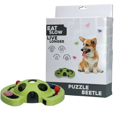 Eat Slow Live Longer Puzzle Beetle *