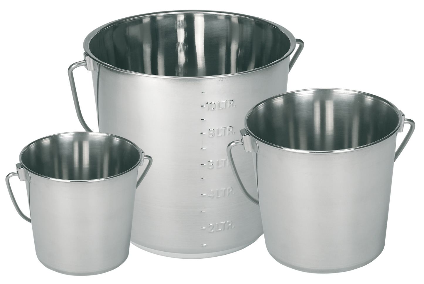 Edelstahl Eimer 8,5 l