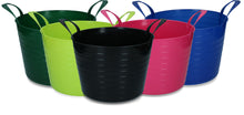 Eimer V-Trug Flexi Blau 14 l Limonengrün