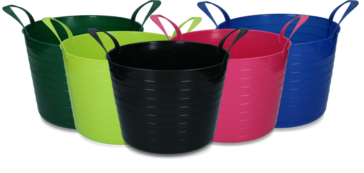 Eimer V-Trug Flexi Blau 14 l Grün