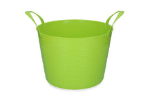 Eimer V-Trug Flexi Blau 14 l Limonengrün