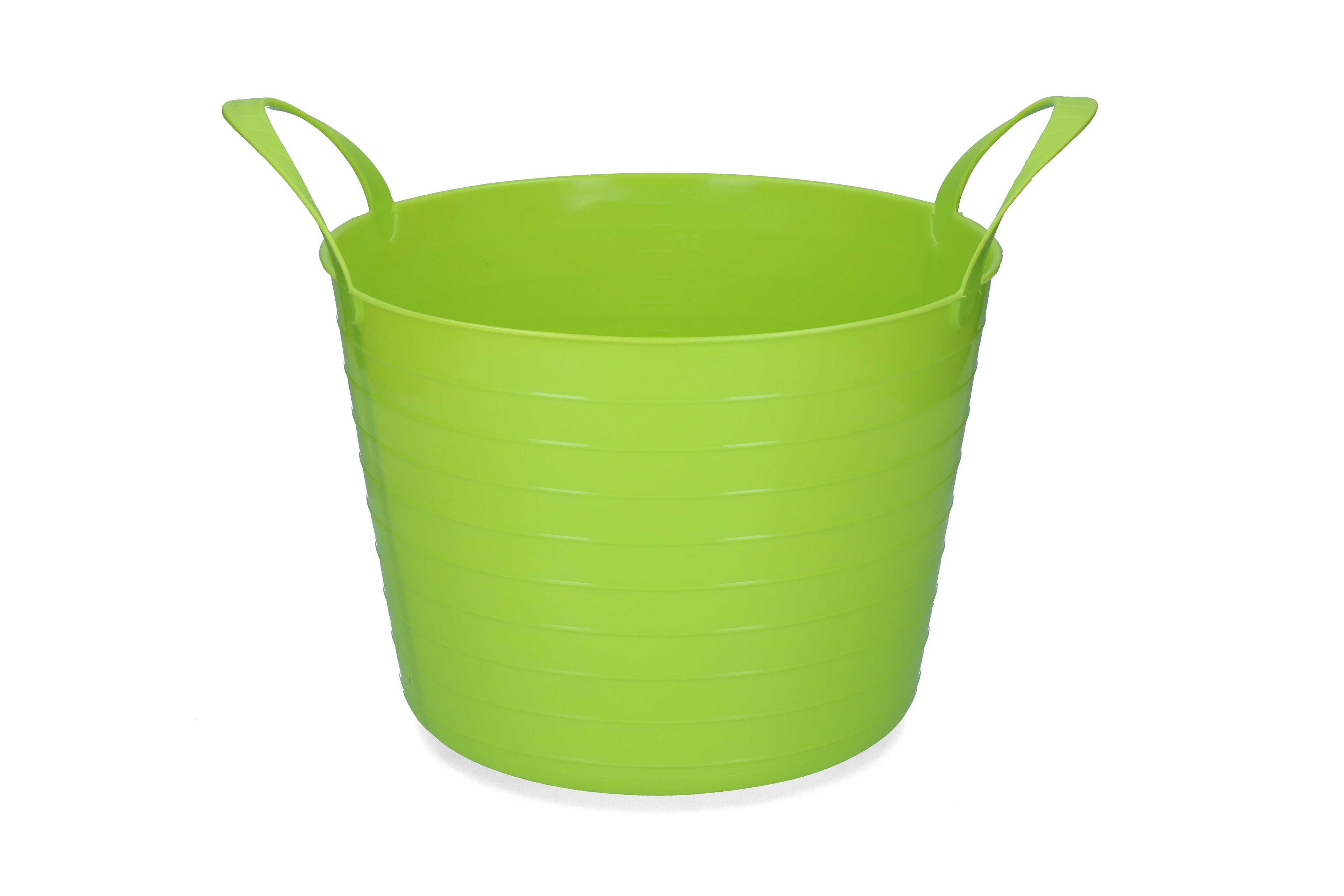 Eimer V-Trug Flexi Blau 14 l Limonengrün
