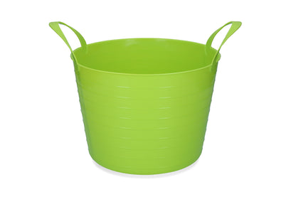 Eimer V-Trug Flexi Blau 14 l Limonengrün