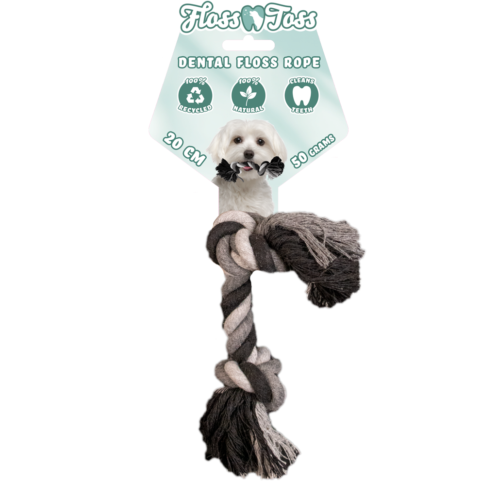 Floss Toss Dental Rope 2 Knot - 20 cm *