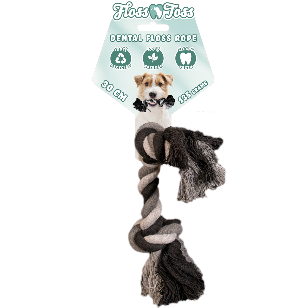 Floss Toss Dental Rope 2 Knot - 30 cm *