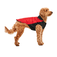 Goo-eez Mock Neck Signature Wrap Jacket M Rot/Schwarz *