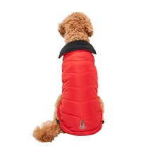 Goo-eez Mock Neck Signature Wrap Jacket XXL Rot/Schwarz *
