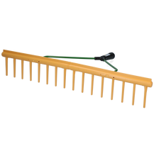 Heurechen mit Egalisierkante 64 cm, 16 Zähne *