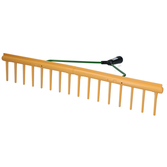 Heurechen mit Egalisierkante 64 cm, 16 Zähne *