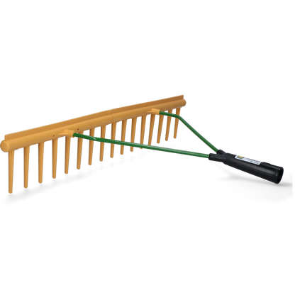 Heurechen mit Egalisierkante 64 cm, 16 Zähne *