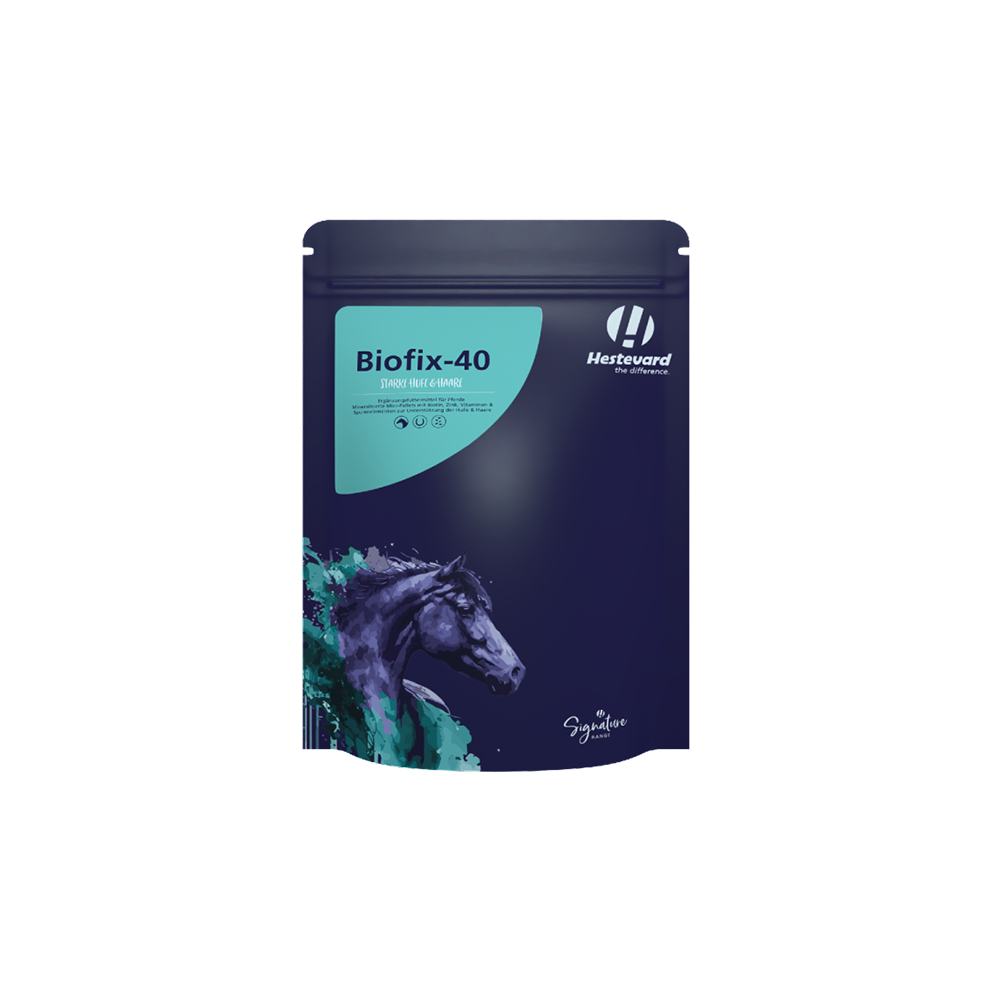 Hestevard Biofix-40 - Mineralisierte Mini-Pellets für Hufe & Haare