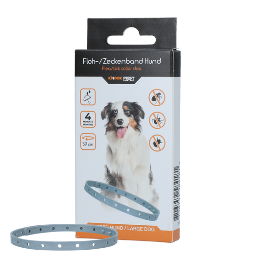 Knock Pest Floh/Zeckenhalsband Hund 59 cm DE/UK *