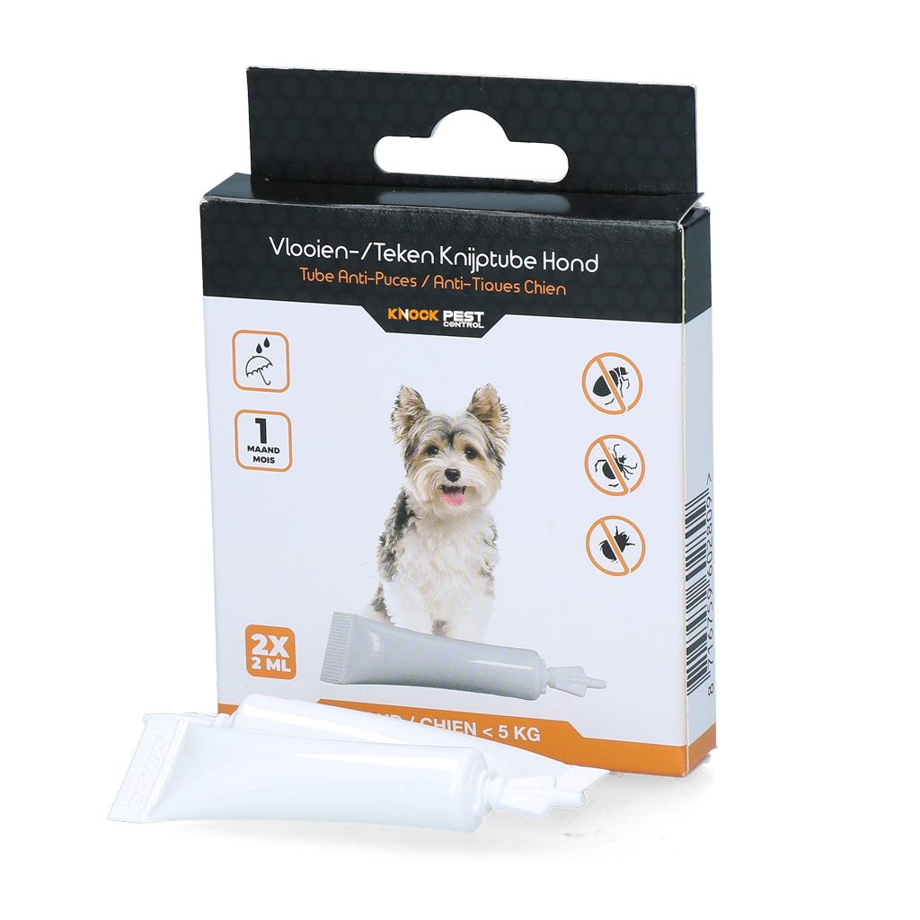 Knock Pest Floh-Zeckentube Hund <5 kg NL/FR *