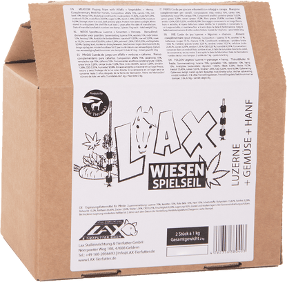 Lax Wiese Spielseil Luzerne + Gemüse + Hanf *