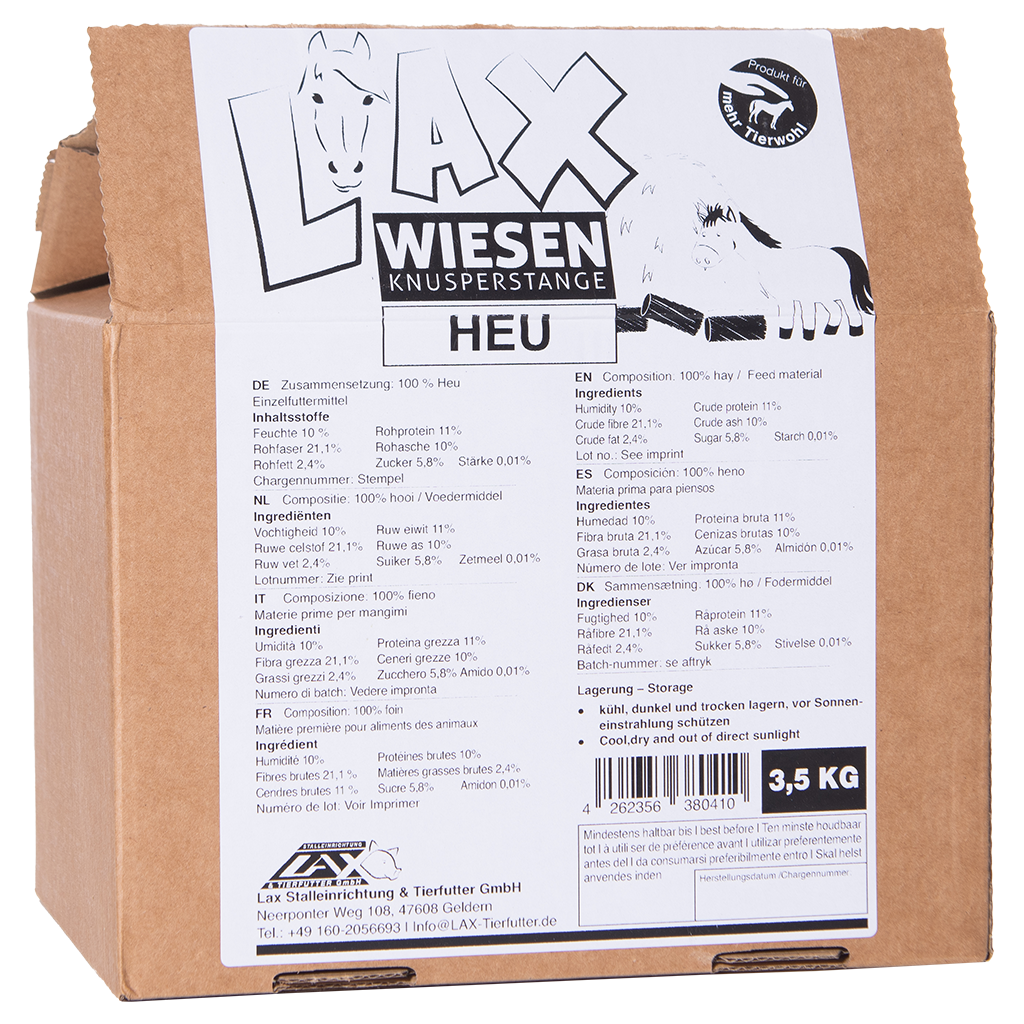 Lax Wiesen Knusperstange Heu *