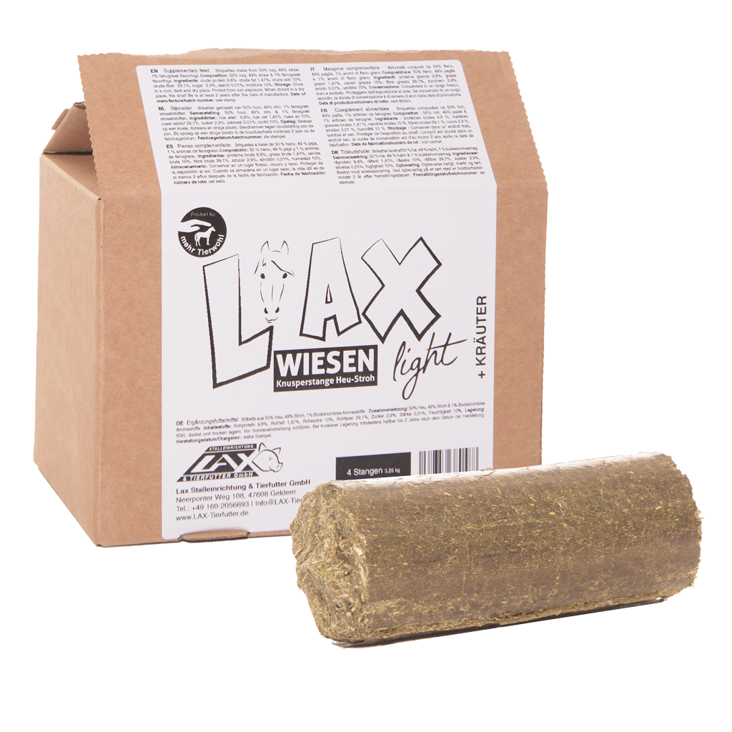 Lax Wiesen Knusperstange Light Heu/Stroh/Kräutern *