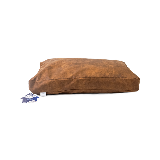 Let's Sleep Plush Pillow Hundebett L Cognac *
