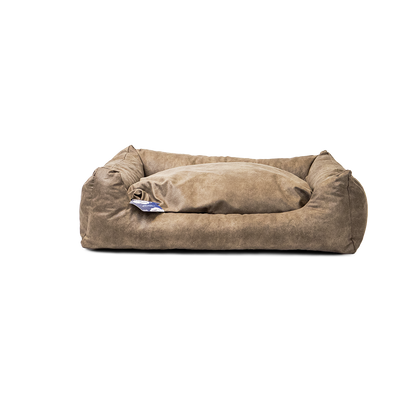 Let's Sleep Sweet Dreams Hundekorb Mit Kissen L Taupe *