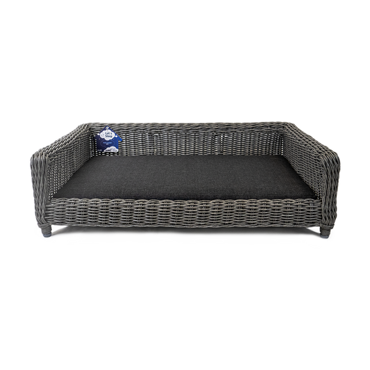 Let's Sleep Cozy Basket Weidenkorb Für Hunde XL Anthrazit *