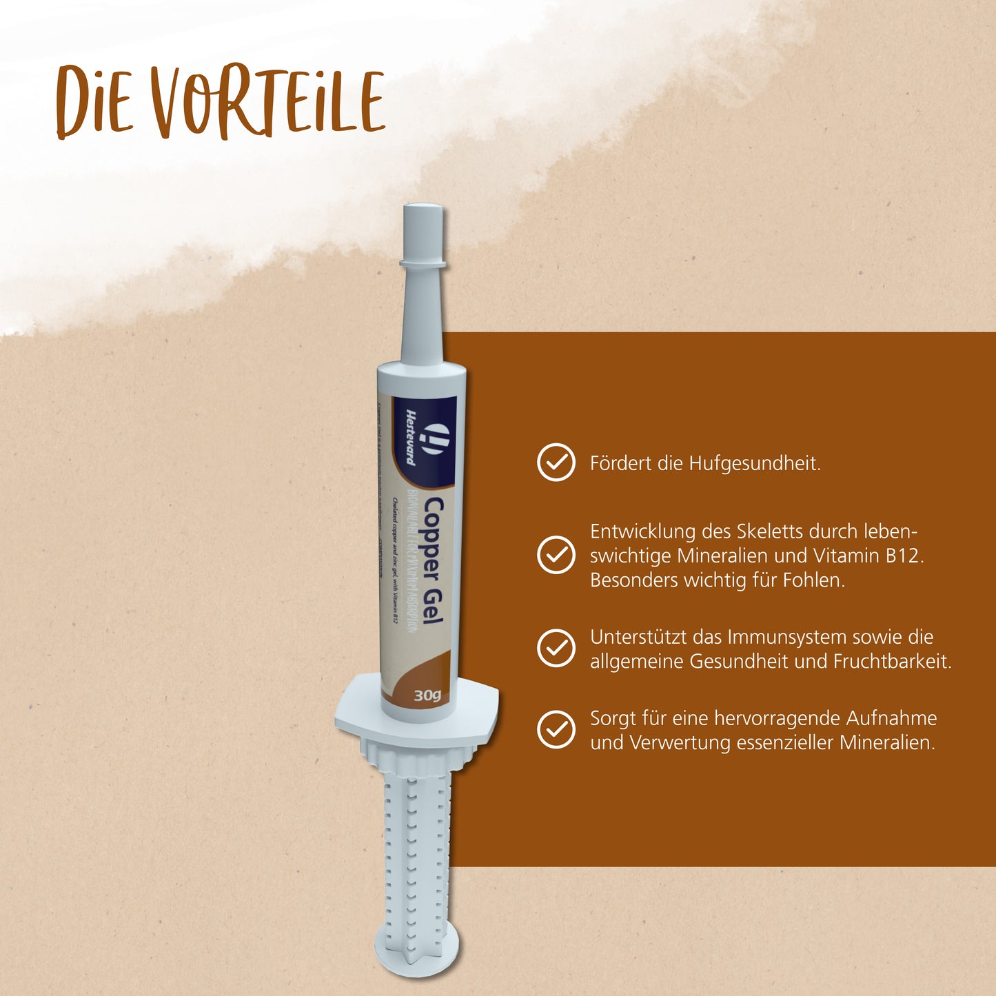 Hestevard Copper Gel – Hochwertige Kupfer- & Zinkversorgung für Pferde