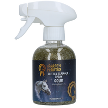 Paardenpraat TV Glitter Glamour Spray Gold