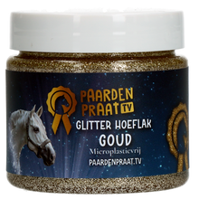 Paardenpraat TV Glitzer Huflack Gold *