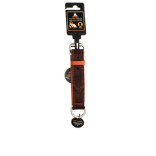 Spotted! Pro Lederhalsband Braun 2,5 x 40 cm