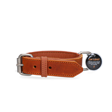 Spotted! Pro Lederhalsband Cognac 3 x 60 cm