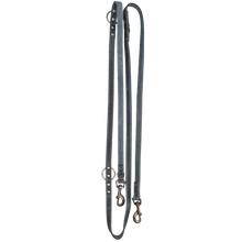 Spotted! Pro Leder Trainingsleine Grau 1,6 x 250 cm