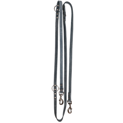 Spotted! Pro Leder Trainingsleine Grau 1,6 x 250 cm *