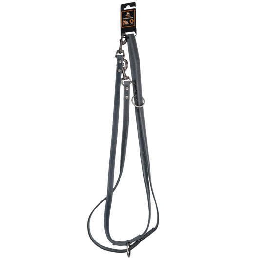 Spotted! Pro Leder Trainingsleine Grau 1,6 x 250 cm *