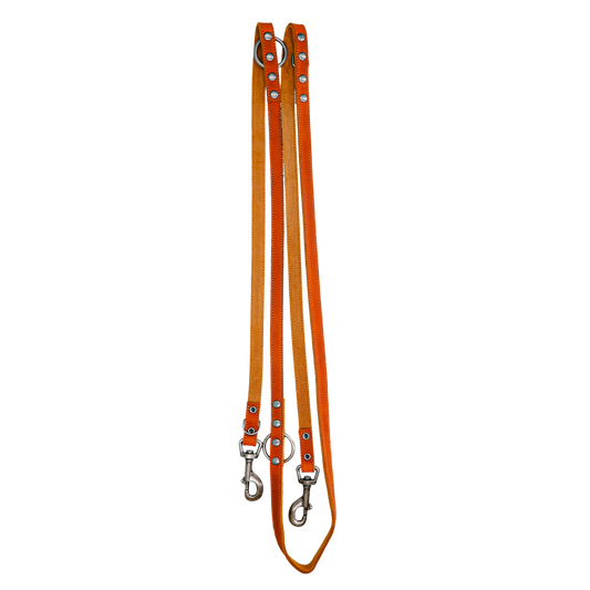 Spotted! Pro Leder Trainingsleine Cognac 1,6 x 250 cm *