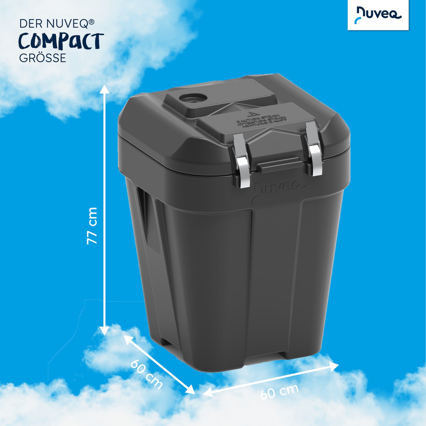 NUVEQ® Compact ECO Heubedampfer – Mit Volldampf zum gesunden Pferd!